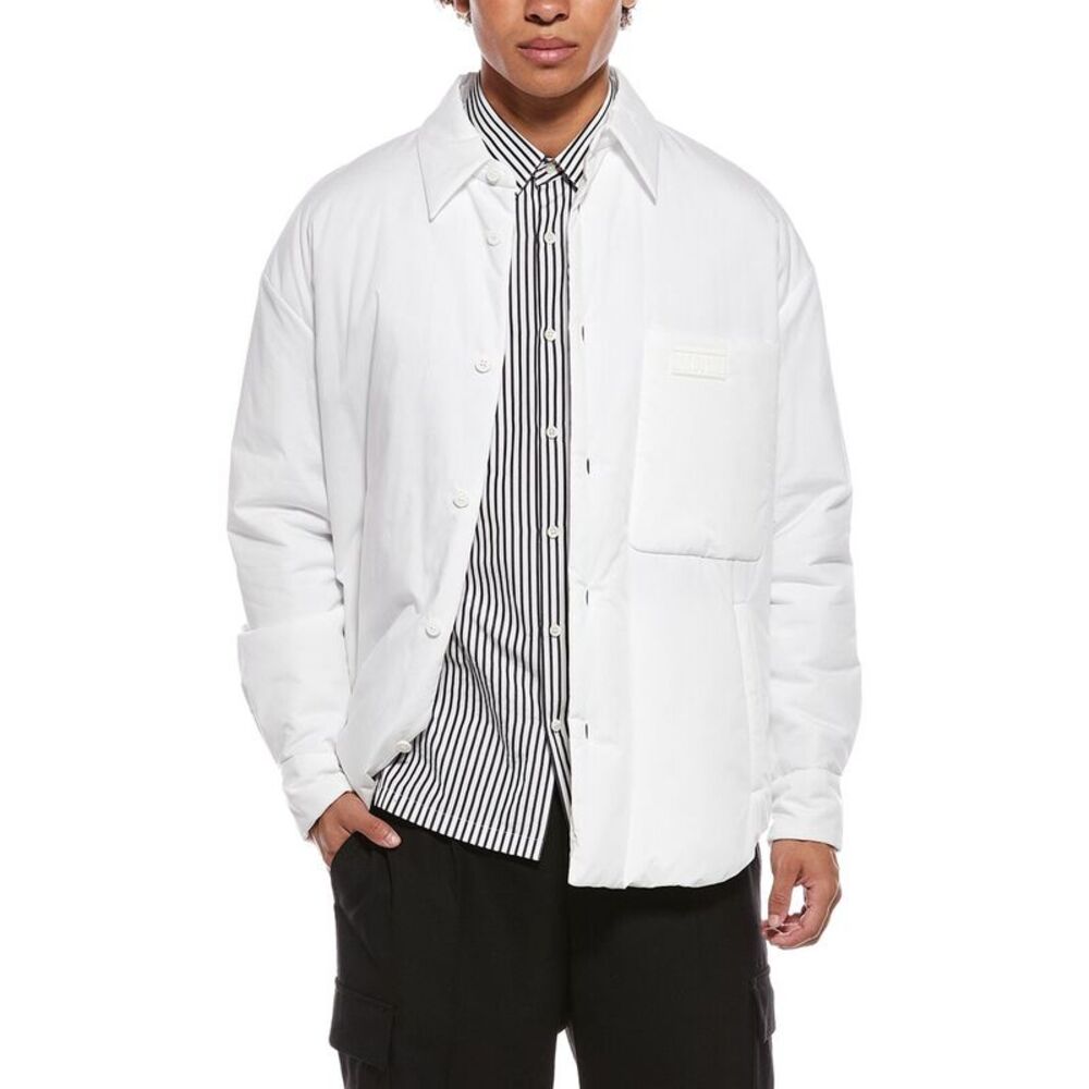 Valentino Mens  Tag Sports Shirt, White